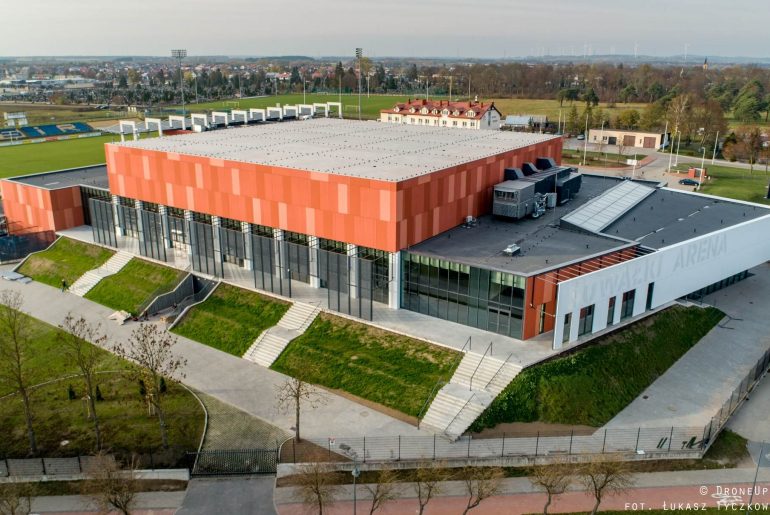 Suwałki Arena z lotu ptaka - październik 2019